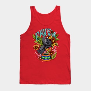 Karate Raven Tank Top